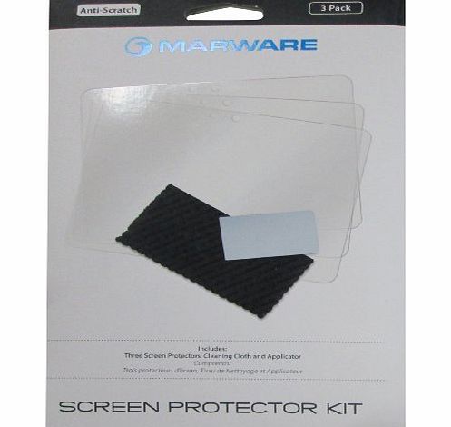 MarBlue Anti-Scratch Screen Protector 3-Pack [will only fit Kindle Fire HD 7 (2nd Generation)]
